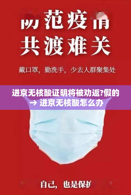 进京无核酸证明将被劝返?假的 → 进京无核酸怎么办 进京无核酸证明将被劝返?假的 → 进京无核酸怎么办
