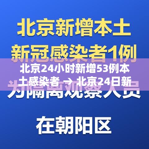 北京24小时新增53例本土感染者 → 北京24日新增 北京24小时新增53例本土感染者 → 北京24日新增