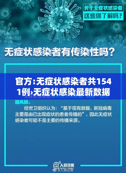 官方:无症状感染者共1541例›无症状感染最新数据 官方:无症状感染者共1541例›无症状感染最新数据
