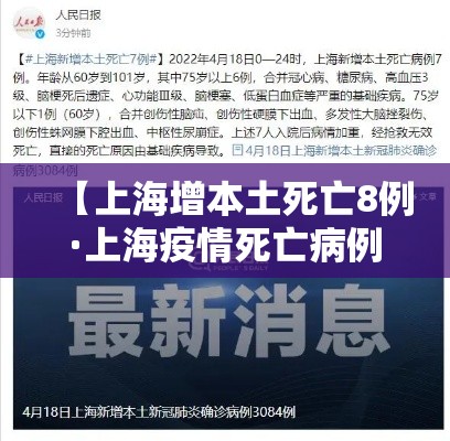 【上海增本土死亡8例·上海疫情死亡病例】