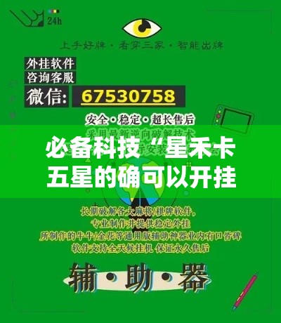 必备科技“星禾卡五星的确可以开挂”透视开挂辅助教程
