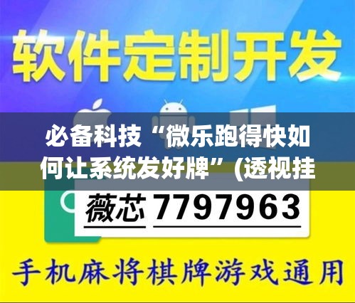必备科技“微乐跑得快如何让系统发好牌	”(透视挂)辅助透视教程