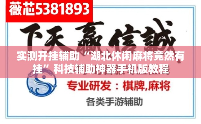 实测开挂辅助“湖北休闲麻将竟然有挂”科技辅助神器手机版教程