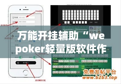万能开挂辅助“wepoker轻量版软件作弊挂”科技辅助神器手机版教程