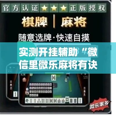 实测开挂辅助“微信里微乐麻将有诀窍”(透视挂)辅助透视教程