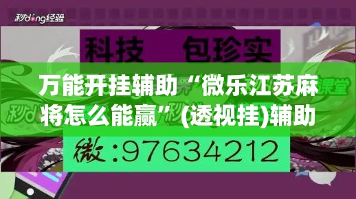 万能开挂辅助“微乐江苏麻将怎么能赢	”(透视挂)辅助透视教程