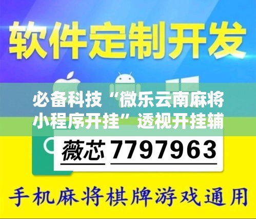 必备科技“微乐云南麻将小程序开挂”透视开挂辅助教程