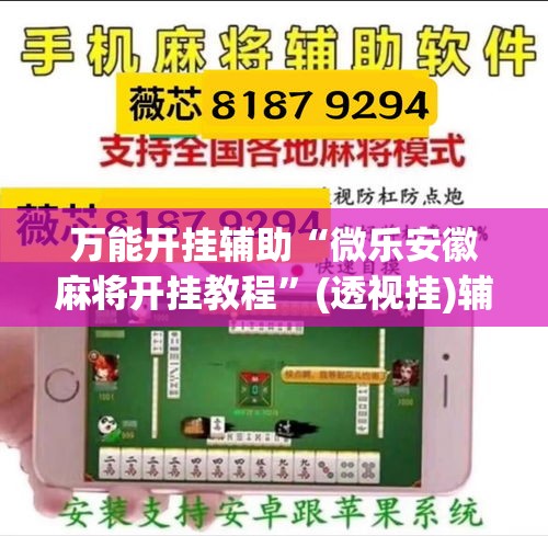 万能开挂辅助“微乐安徽麻将开挂教程	”(透视挂)辅助透视教程