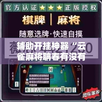 辅助开挂神器“云雀麻将聃春有没有挂”科技辅助神器手机版教程