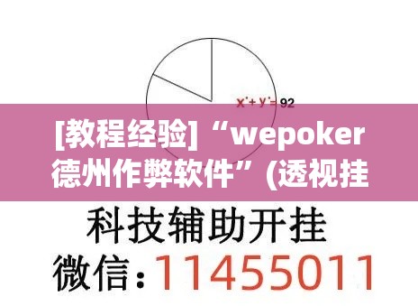 [教程经验]“wepoker德州作弊软件”(透视挂)辅助透视教程