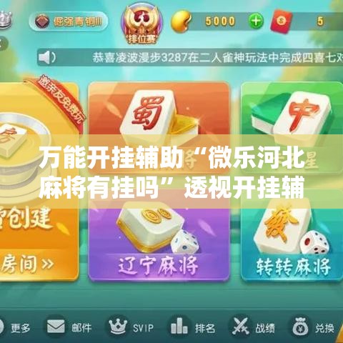 万能开挂辅助“微乐河北麻将有挂吗	”透视开挂辅助教程