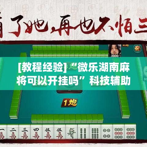 [教程经验]“微乐湖南麻将可以开挂吗”科技辅助神器手机版教程