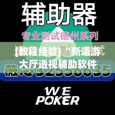 [教程经验]“新道游大厅透视辅助软件	”透视开挂辅助教程