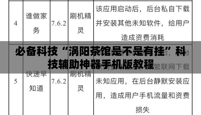 必备科技“涡阳茶馆是不是有挂”科技辅助神器手机版教程
