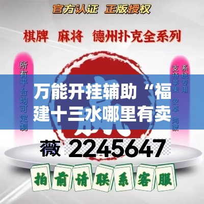 万能开挂辅助“福建十三水哪里有卖挂”(透视挂)辅助透视教程