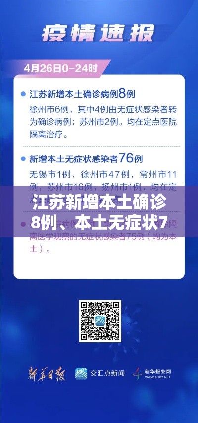 江苏新增本土确诊8例、本土无症状76例：江苏新增本土确诊病例7例轨迹