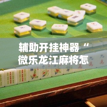 辅助开挂神器“微乐龙江麻将怎么提高胜率”透视开挂辅助教程
