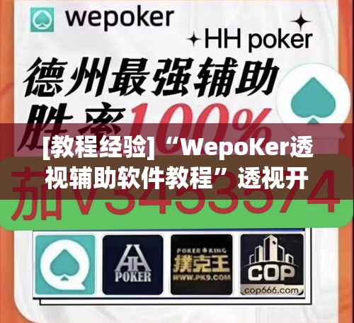 [教程经验]“WepoKer透视辅助软件教程”透视开挂辅助教程