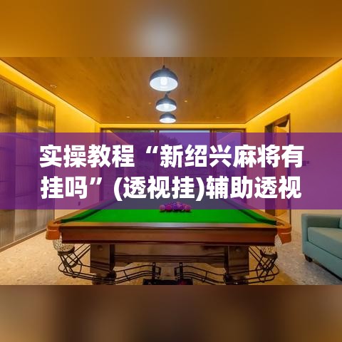实操教程“新绍兴麻将有挂吗	”(透视挂)辅助透视教程