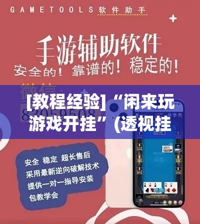[教程经验]“闲来玩游戏开挂	”(透视挂)辅助透视教程