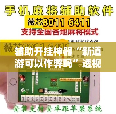 辅助开挂神器“新道游可以作弊吗”透视开挂辅助教程