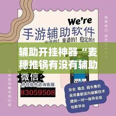 辅助开挂神器“麦穗推锅有没有辅助”(透视挂)辅助透视教程