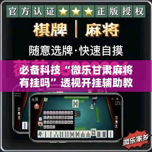 必备科技“微乐甘肃麻将有挂吗”透视开挂辅助教程