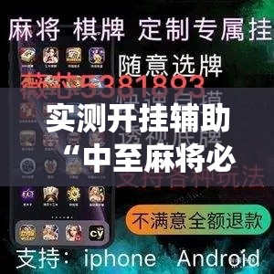 实测开挂辅助“中至麻将必赢套路”(透视挂)辅助透视教程