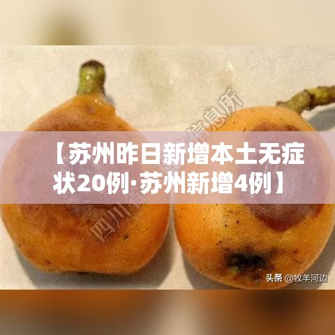【苏州昨日新增本土无症状20例·苏州新增4例】 【苏州昨日新增本土无症状20例·苏州新增4例】