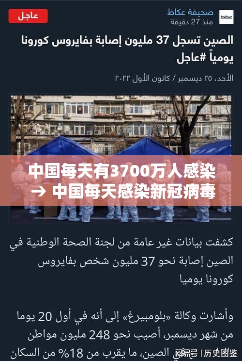 中国每天有3700万人感染 → 中国每天感染新冠病毒有多少人 中国每天有3700万人感染 → 中国每天感染新冠病毒有多少人