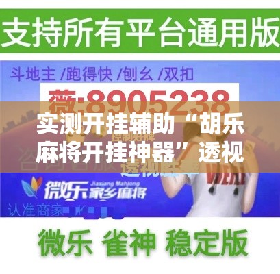 实测开挂辅助“胡乐麻将开挂神器”透视开挂辅助教程