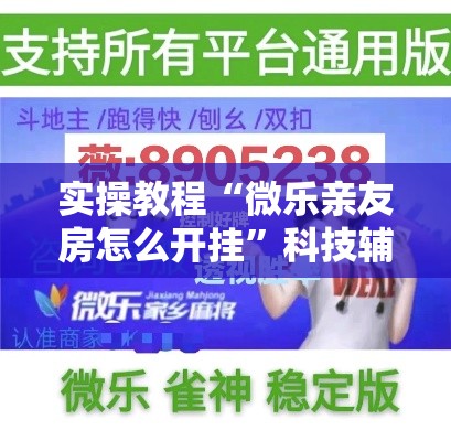 实操教程“微乐亲友房怎么开挂”科技辅助神器手机版教程