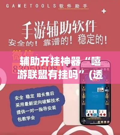 辅助开挂神器“嘻游联盟有挂吗	”(透视挂)辅助透视教程