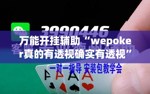 万能开挂辅助“wepoker真的有透视确实有透视”透视开挂辅助教程