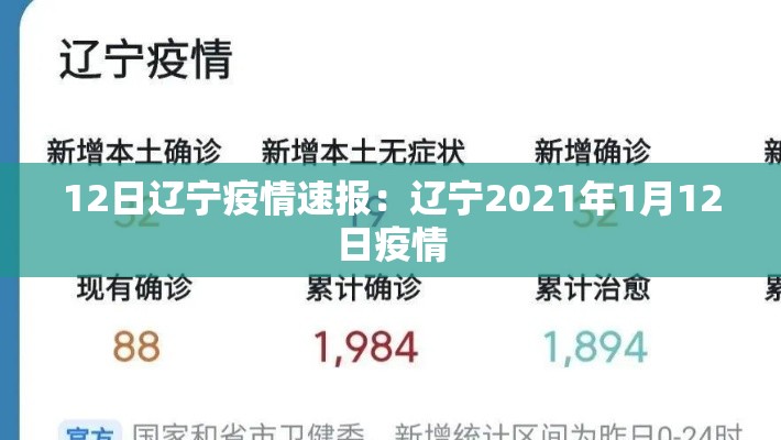 12日辽宁疫情速报:辽宁2021年1月12日疫情 12日辽宁疫情速报:辽宁2021年1月12日疫情