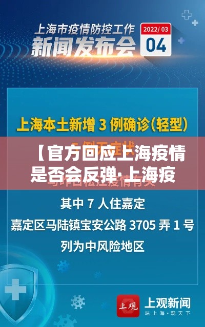 【官方回应上海疫情是否会反弹·上海疫情已经得到控制】 【官方回应上海疫情是否会反弹·上海疫情已经得到控制】
