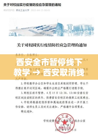 西安全市暂停线下教学 → 西安取消线下上课 西安全市暂停线下教学 → 西安取消线下上课