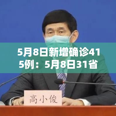 5月8日新增确诊415例:5月8日31省新增12例新冠确诊病例 5月8日新增确诊415例:5月8日31省新增12例新冠确诊病例
