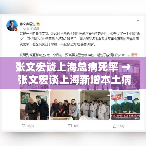 张文宏谈上海总病死率 → 张文宏谈上海新增本土病例 张文宏谈上海总病死率 → 张文宏谈上海新增本土病例