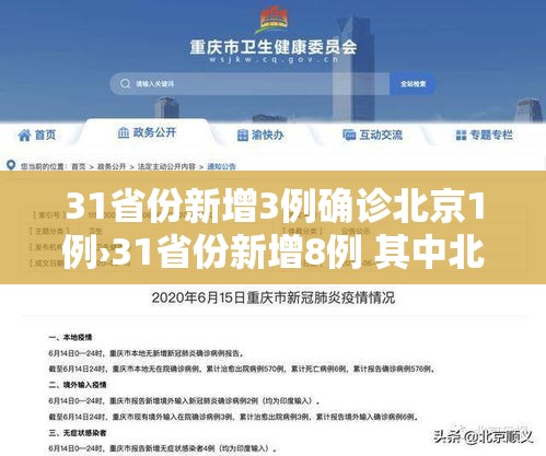 31省份新增3例确诊北京1例›31省份新增8例 其中北京2例 31省份新增3例确诊北京1例›31省份新增8例 其中北京2例