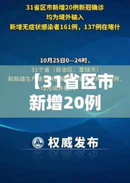 【31省区市新增20例确诊均为境外输入,31省份新增确诊21例均为境外输入】 【31省区市新增20例确诊均为境外输入,31省份新增确诊21例均为境外输入】