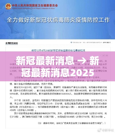 新冠最新消息 → 新冠最新消息2025
