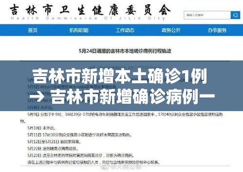 吉林市新增本土确诊1例 → 吉林市新增确诊病例一例 吉林市新增本土确诊1例 → 吉林市新增确诊病例一例