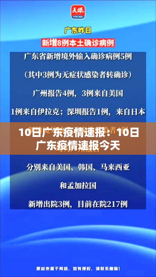 10日广东疫情速报：10日广东疫情速报今天