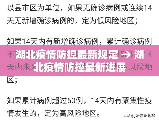 湖北疫情防控最新规定 → 湖北疫情防控最新进展 湖北疫情防控最新规定 → 湖北疫情防控最新进展