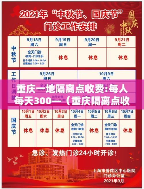 重庆一地隔离点收费:每人每天300—(重庆隔离点收费吗) 重庆一地隔离点收费:每人每天300—(重庆隔离点收费吗)