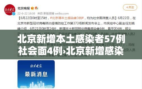 北京新增本土感染者57例社会面4例›北京新增感染人数 北京新增本土感染者57例社会面4例›北京新增感染人数